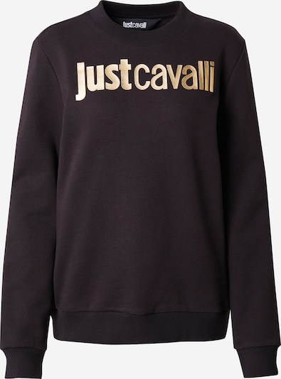 Just Cavalli Sweatshirt in de kleur Goud / Zwart, Productweergave