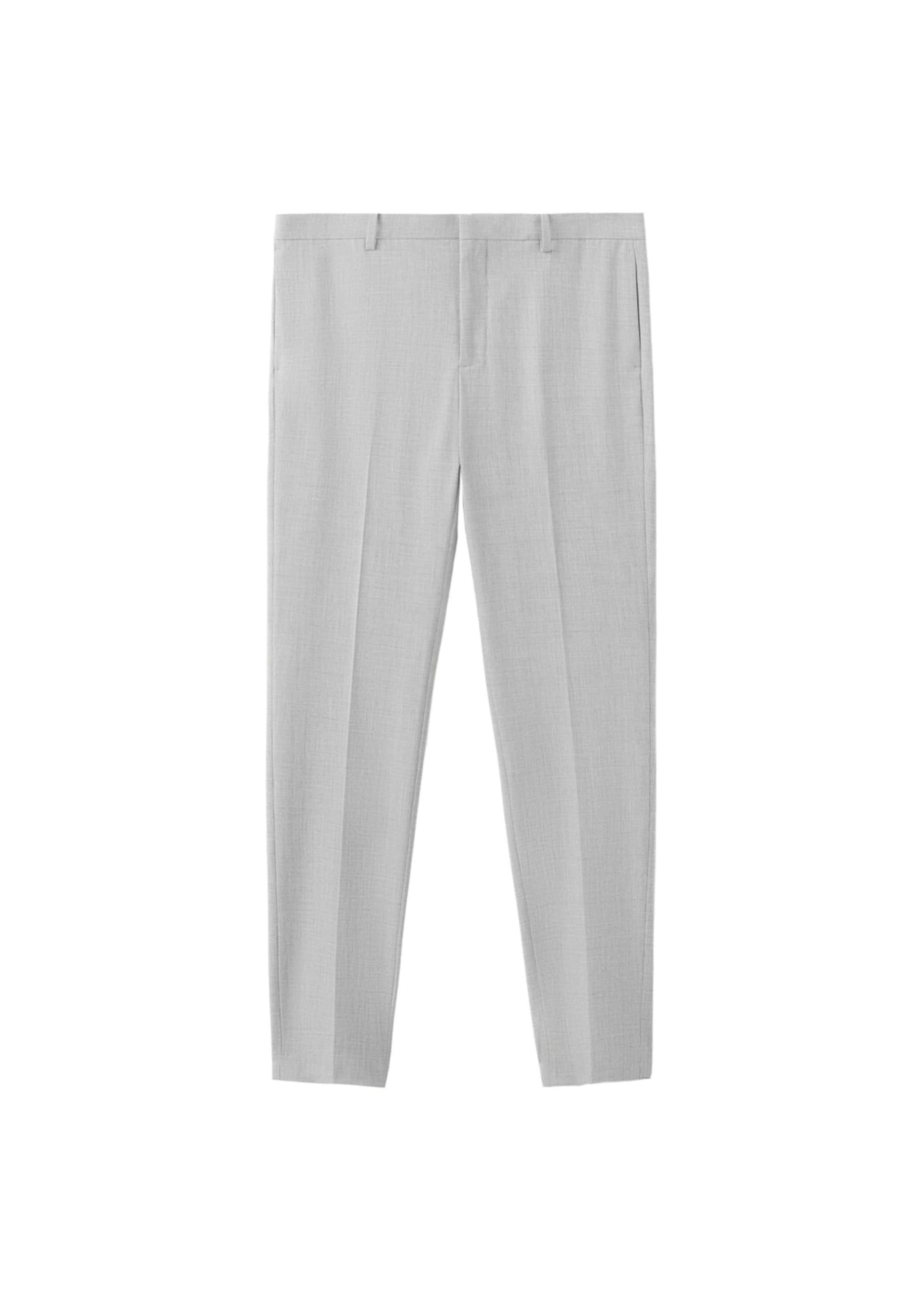 MANGO MAN Pleated Pants 'Paris' in Light grey, Item view