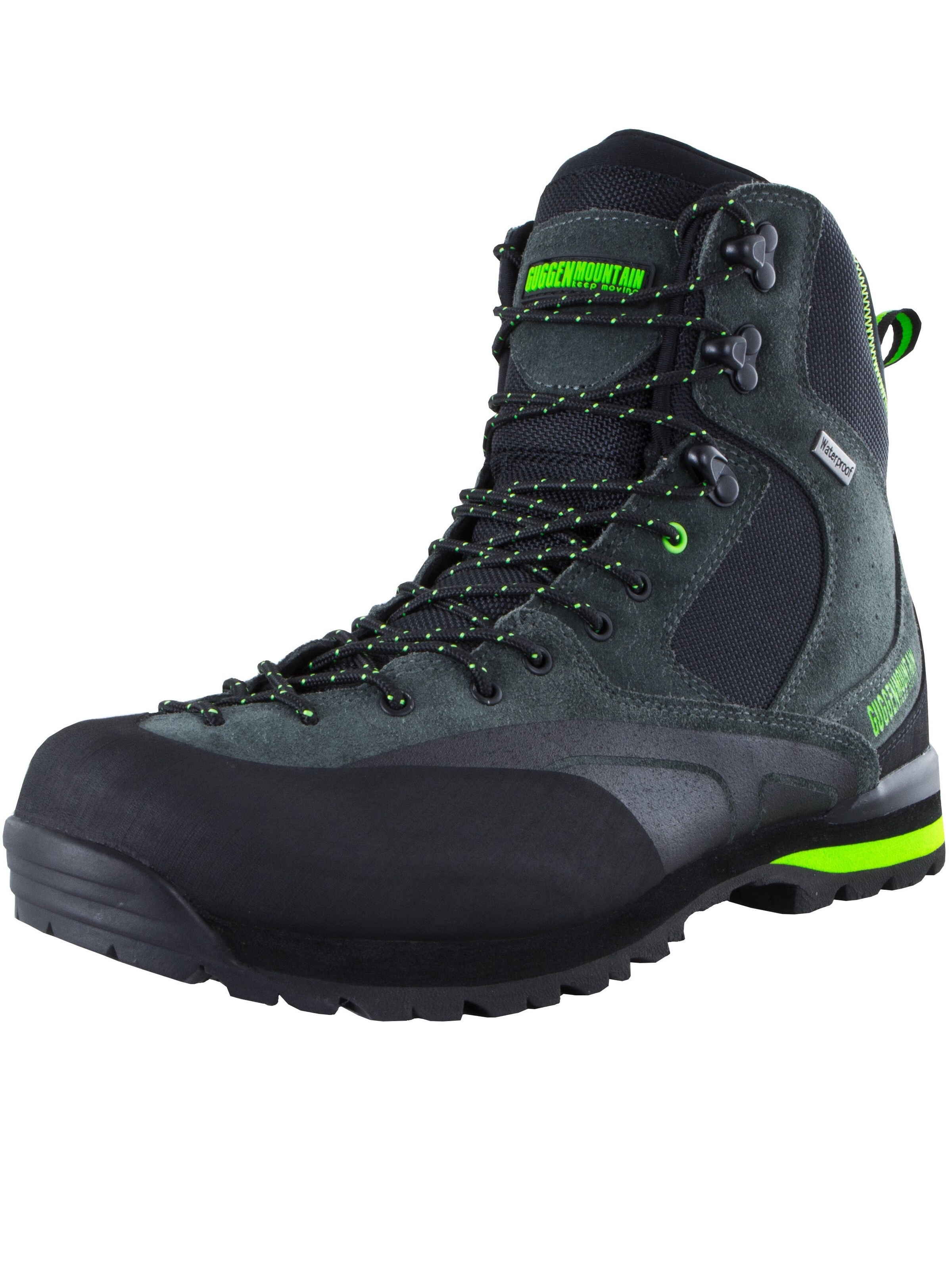 Guggen Mountain Lace-up boots in Black: front
