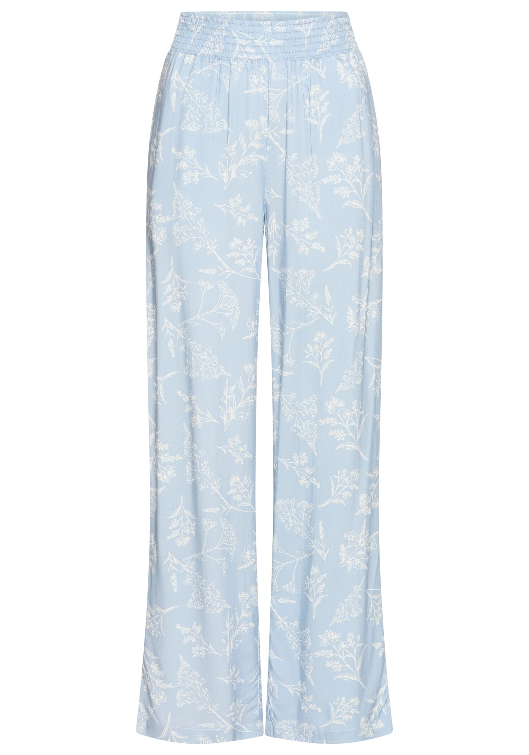 LASCANA Pyjamahose in Blau: Vorderseite