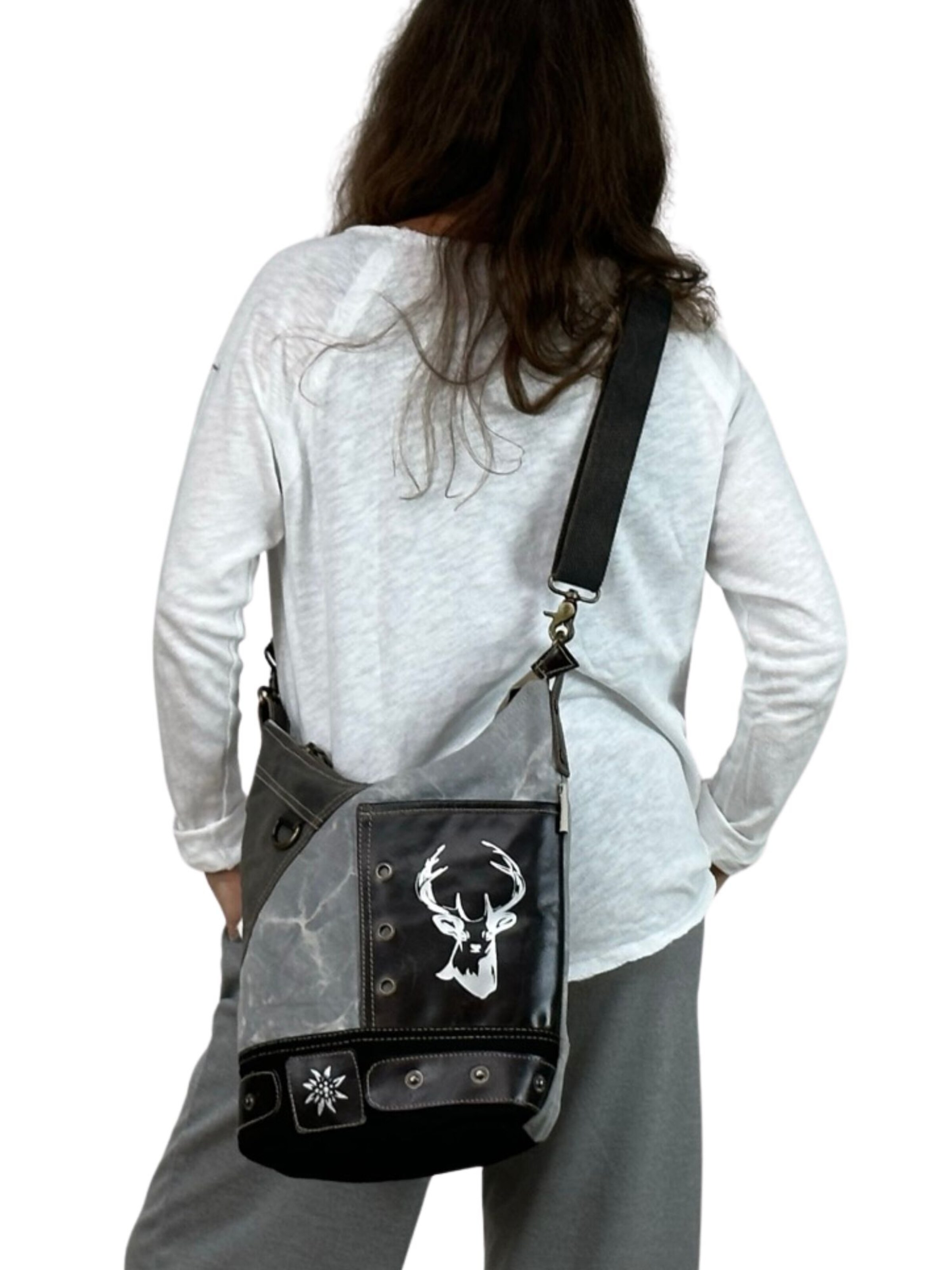 DOMELO Umhängetasche 'Domelo'‌‌‌‌‌‌‌‌‌ in Schwarz