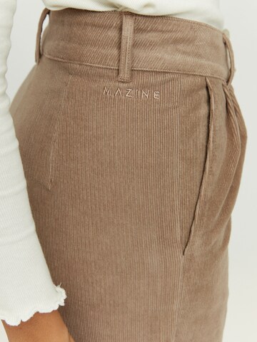 Wide leg Pantaloni con pieghe 'Niona' di mazine in marrone