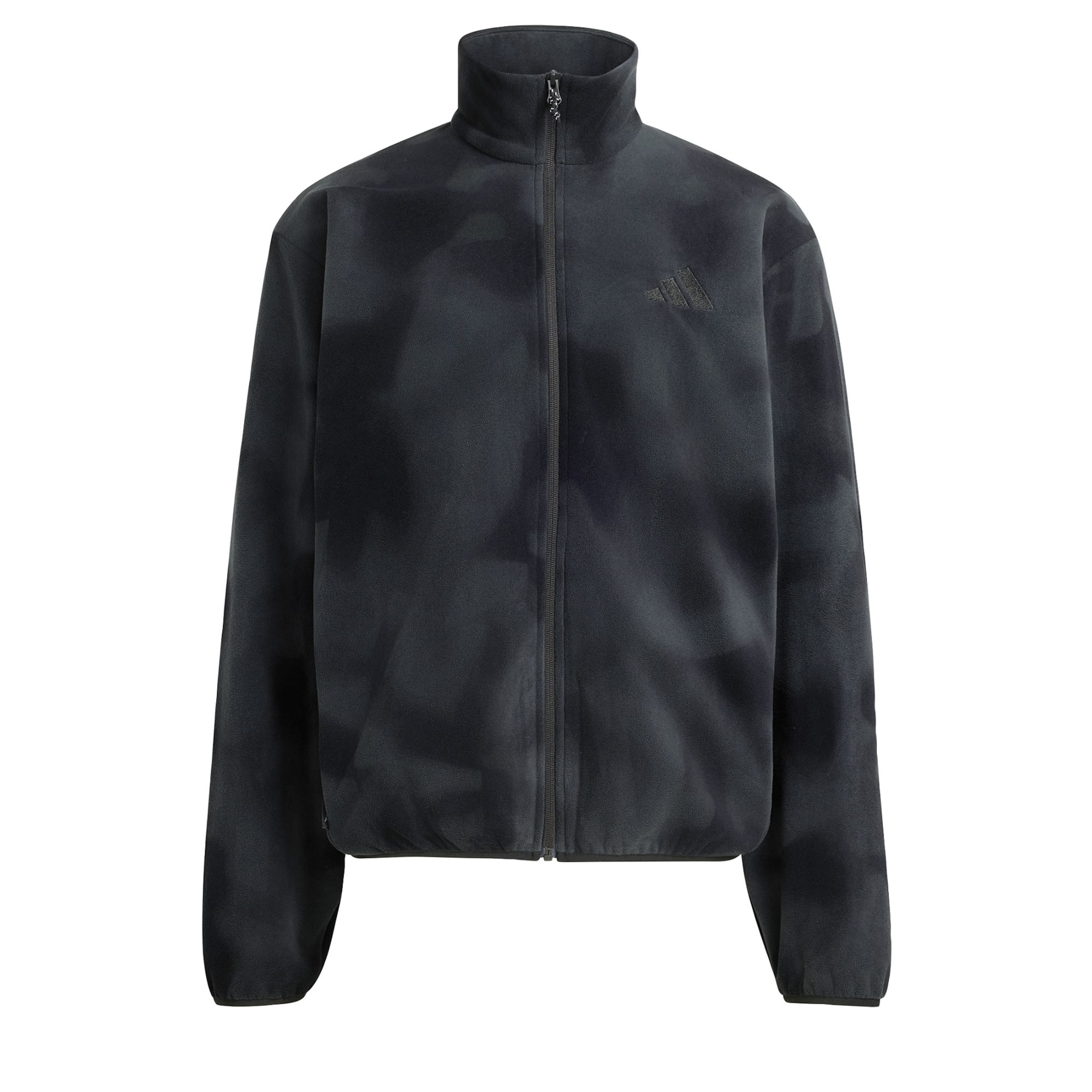 ADIDAS TERREX Athletic fleece jacket in Grey: front