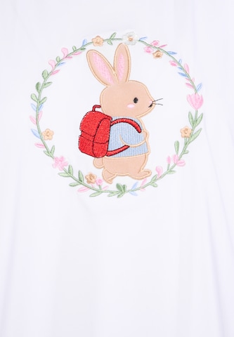 MYMO Shirt 'Pop' in Wit