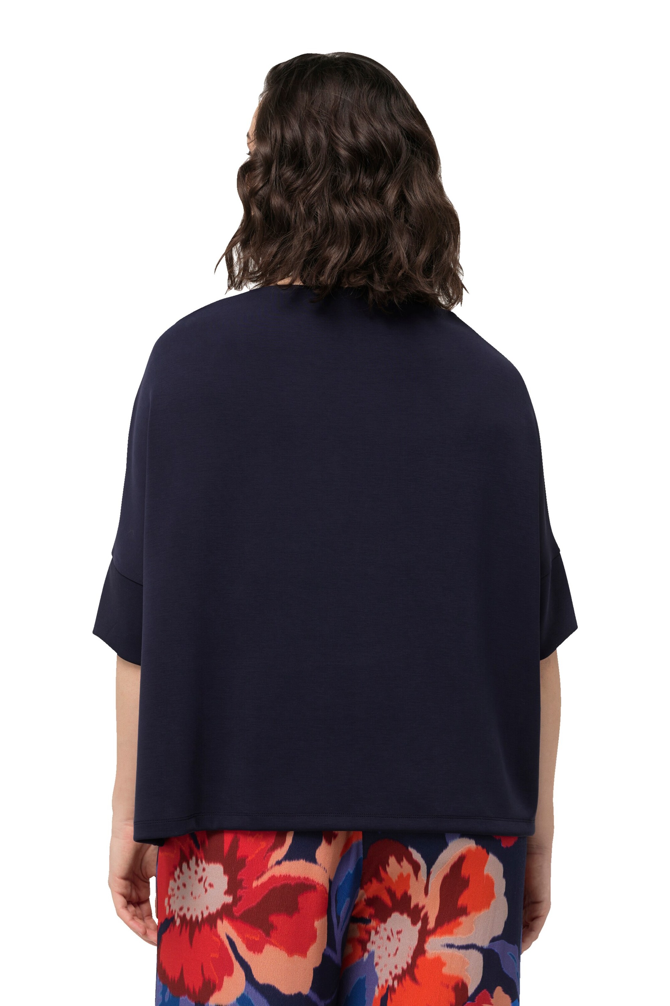 Ulla Popken Sweatshirt in Blauw