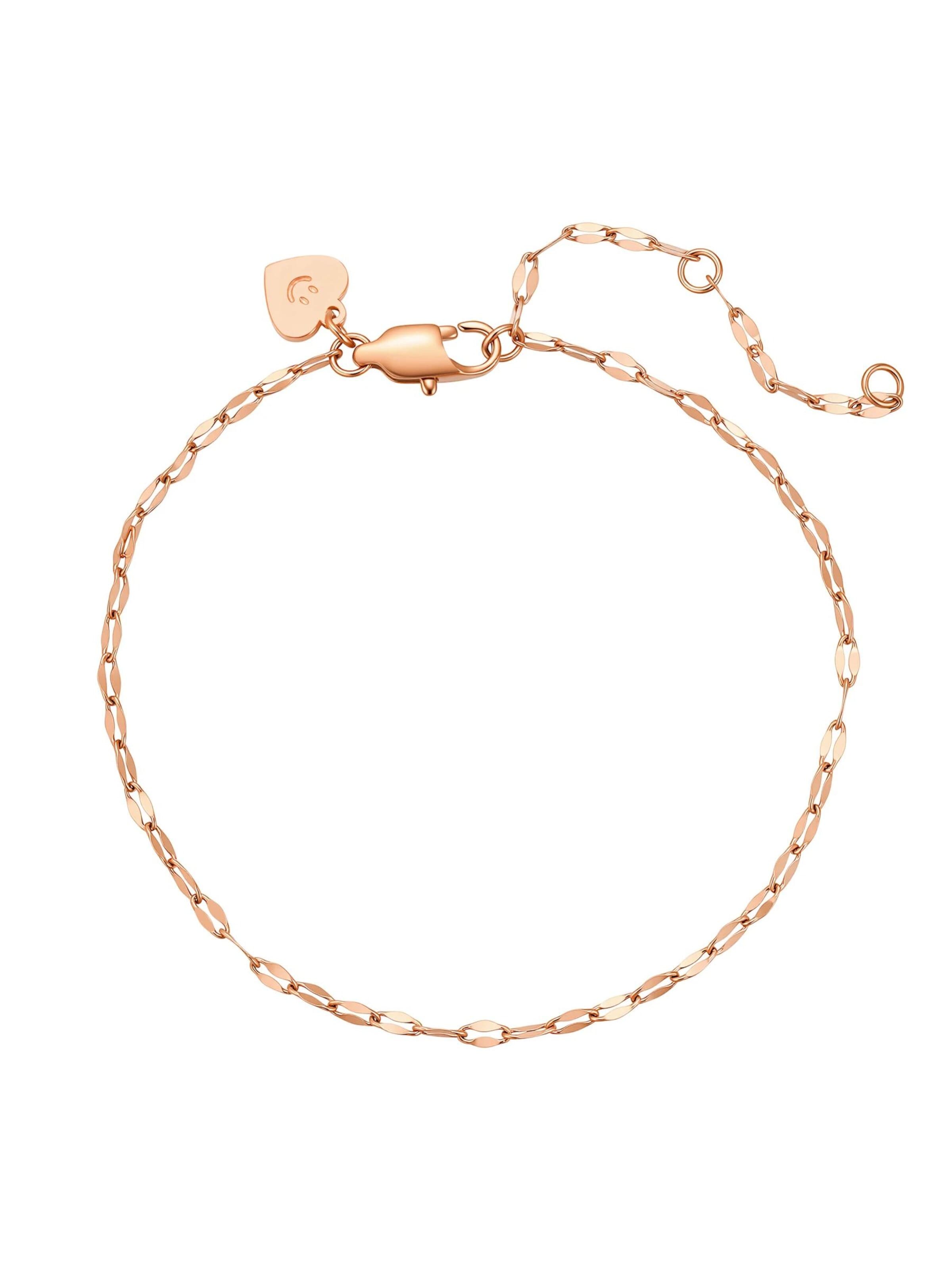 Bracelet 'Dainty Rolo Chain' Hey Happiness en or