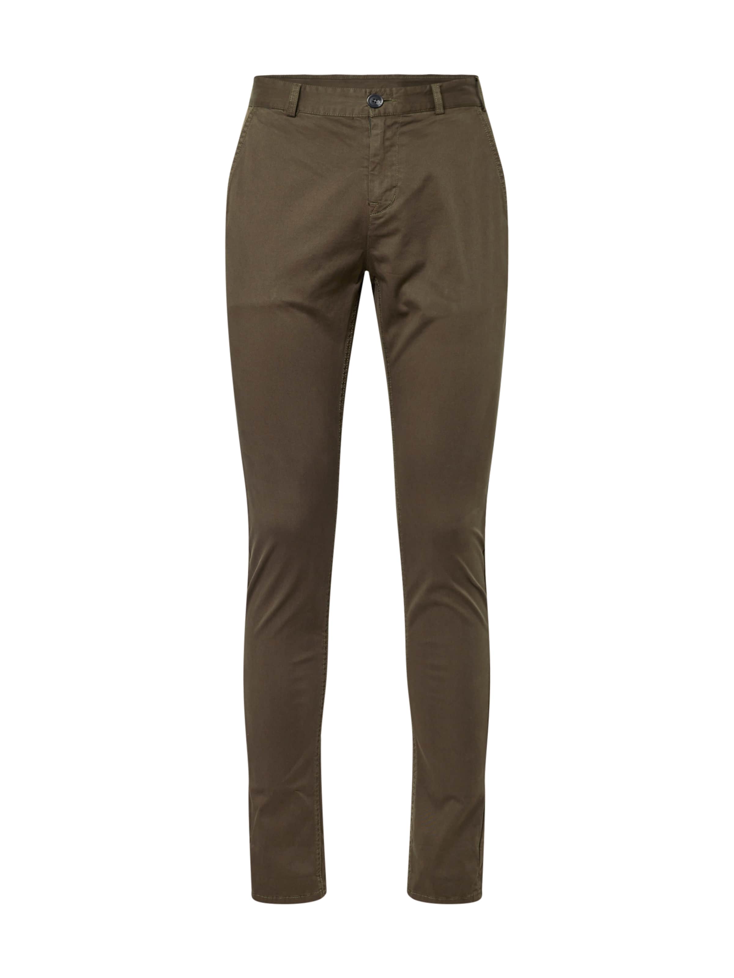 GARCIA Tapered Chino Pants in Green: front