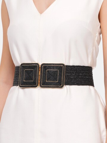 Ceinture 'Ryzia' AVANT-GARDE PARIS en noir