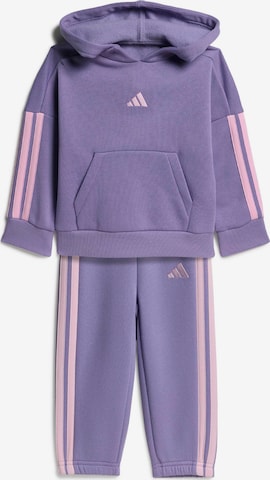 ADIDAS SPORTSWEAR Träningsdräkt 'Essentials' i lila: framsida