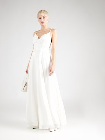 Robe de soirée Laona en blanc