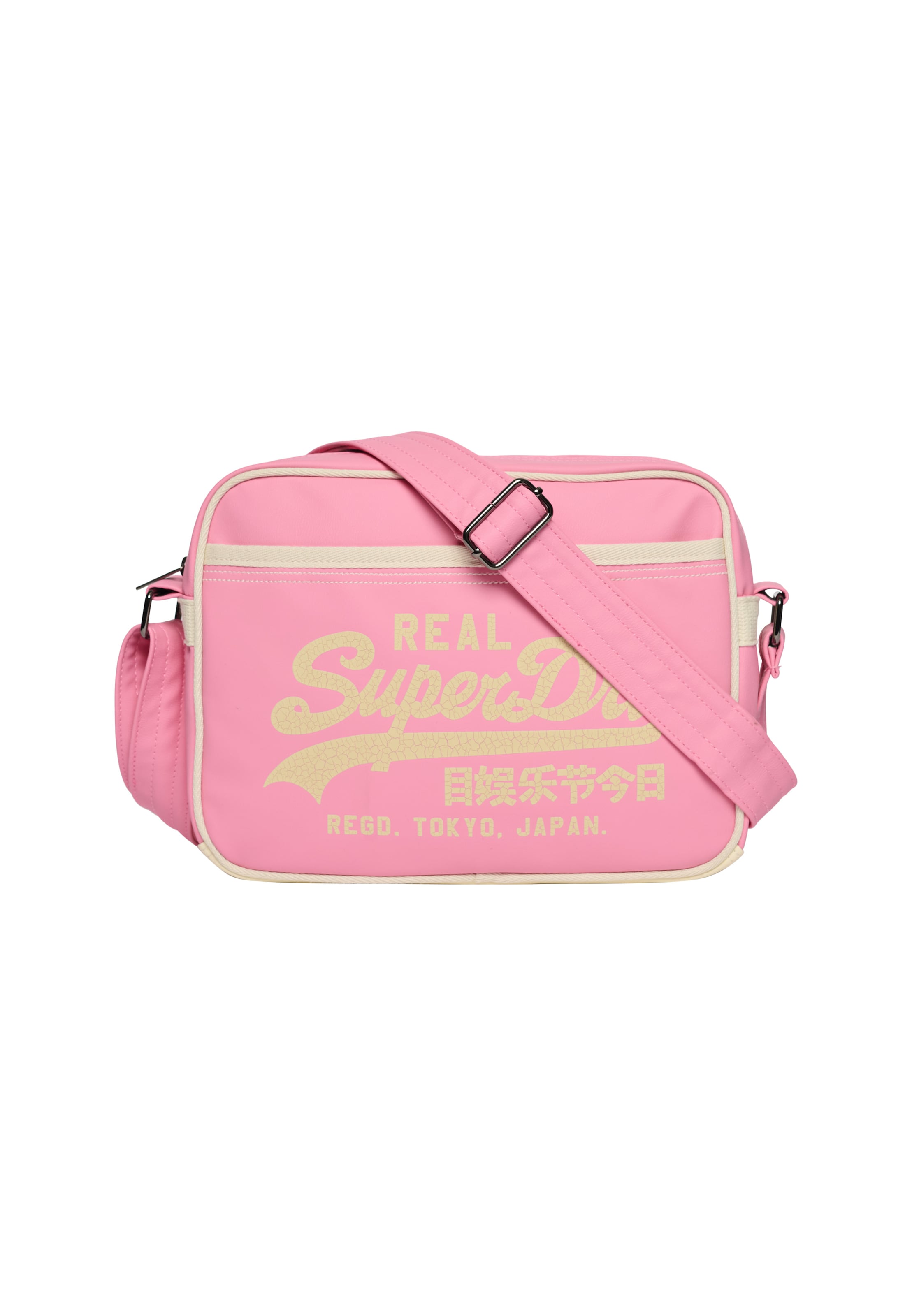 Superdry & Co Schoudertas in Geel: voorkant