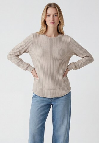 usha BLUE LABEL - Jersey en beige: frente