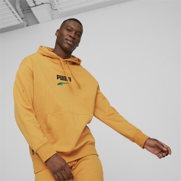 Sweat-shirt 'Downtown' PUMA en jaune : devant