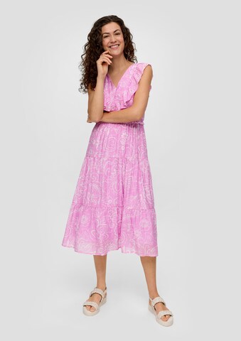 Robe s.Oliver en rose : devant
