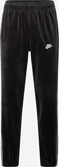 Nike Sportswear Pantalon en noir / blanc, Vue avec produit