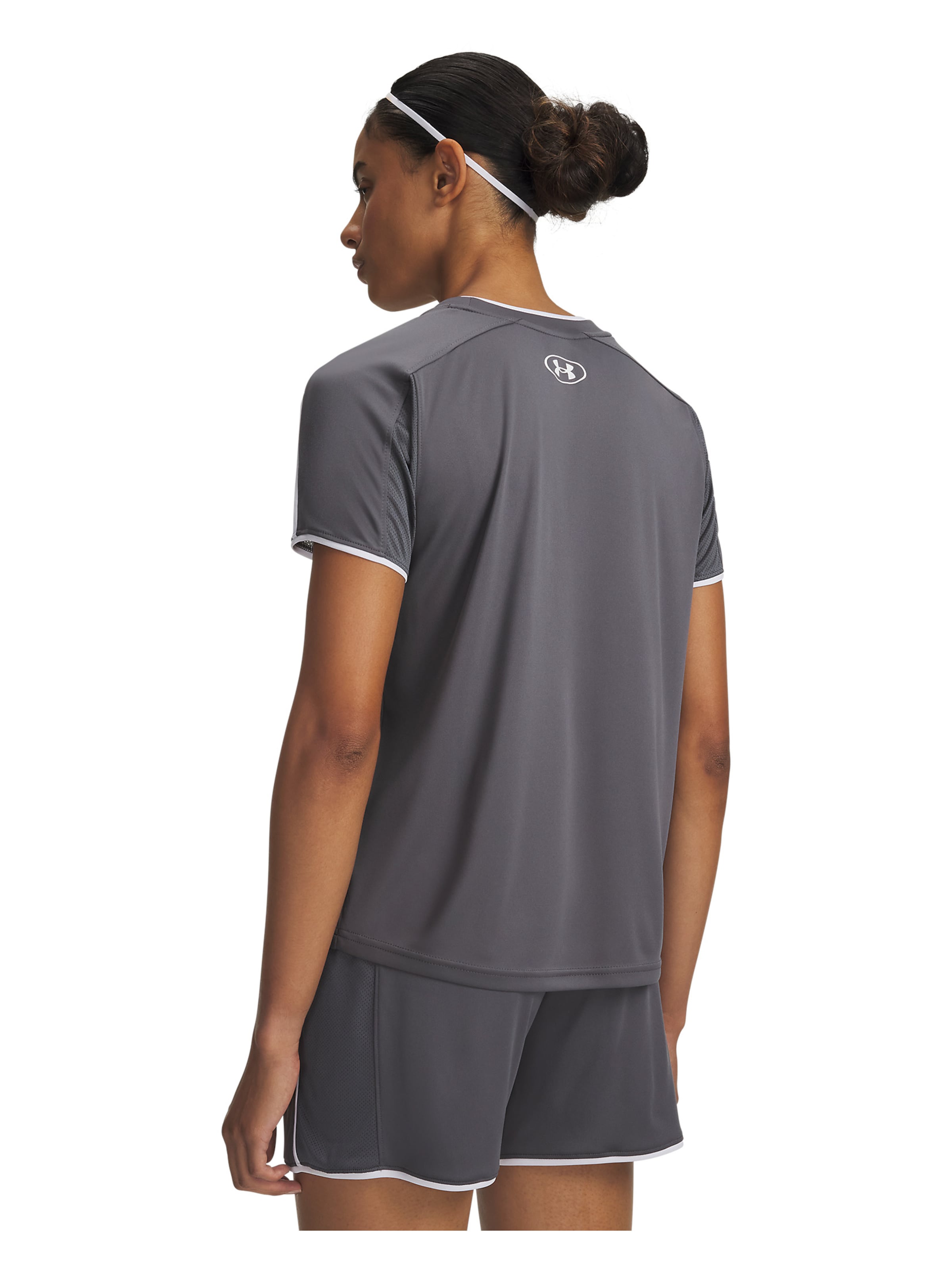 UNDER ARMOUR Functioneel shirt 'Ch. Train' in Grijs