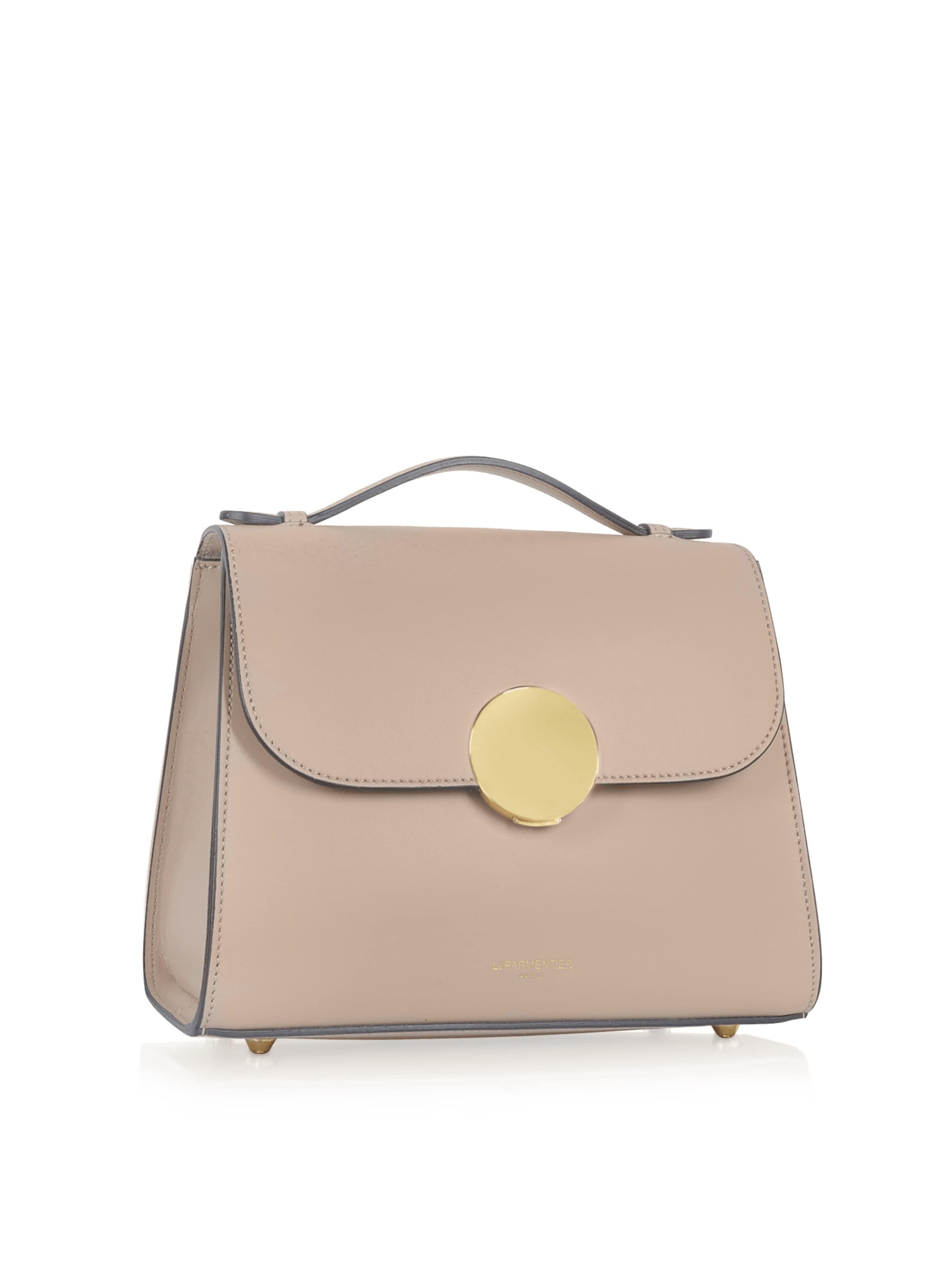 Borsa a mano 'Bombo' di LeParmentier in beige