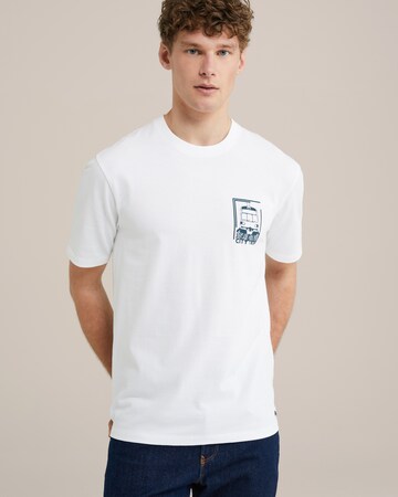 T-Shirt WE Fashion en blanc