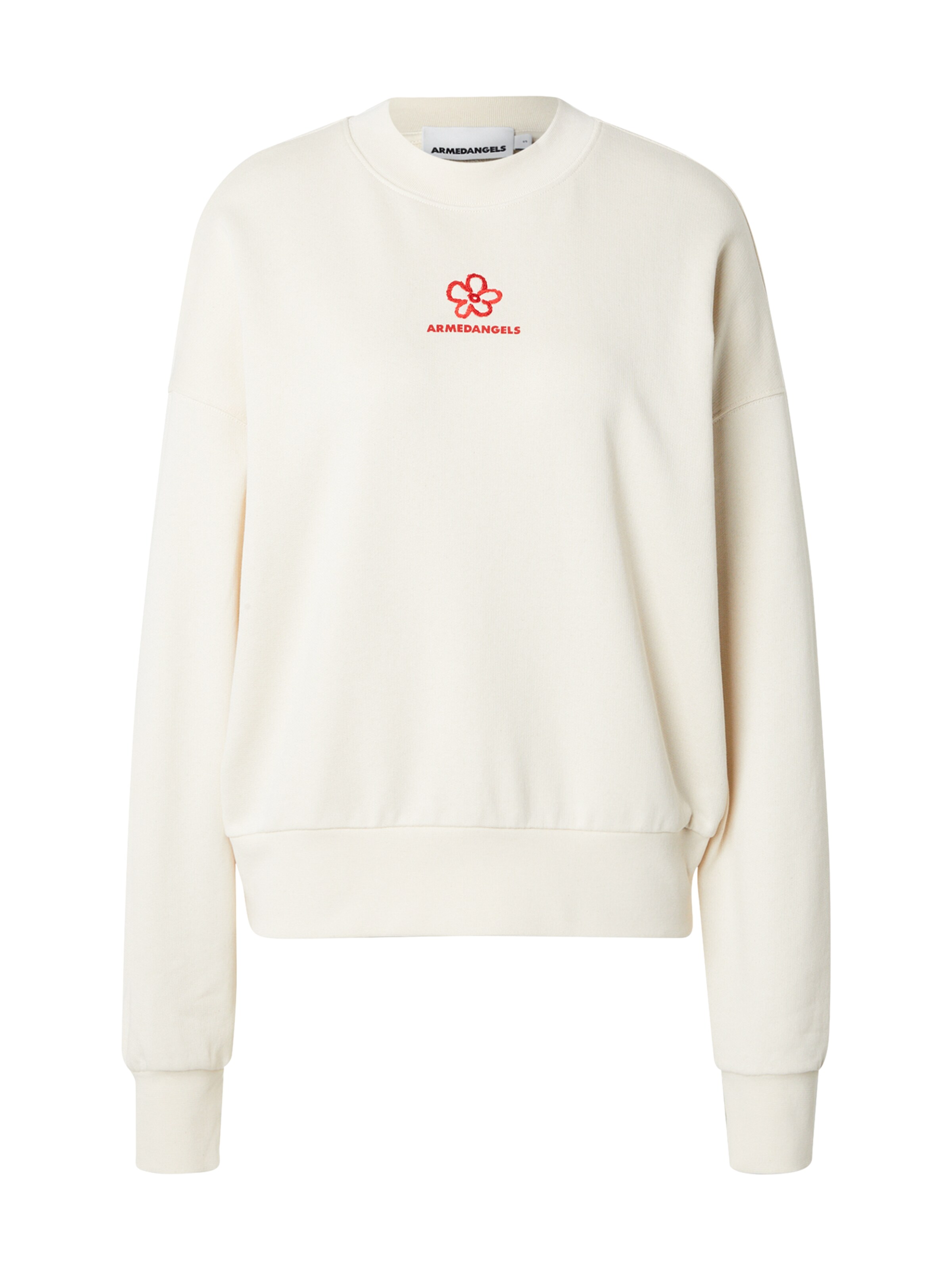 ARMEDANGELS Свитшот 'ALIZAA' в Белый: спереди