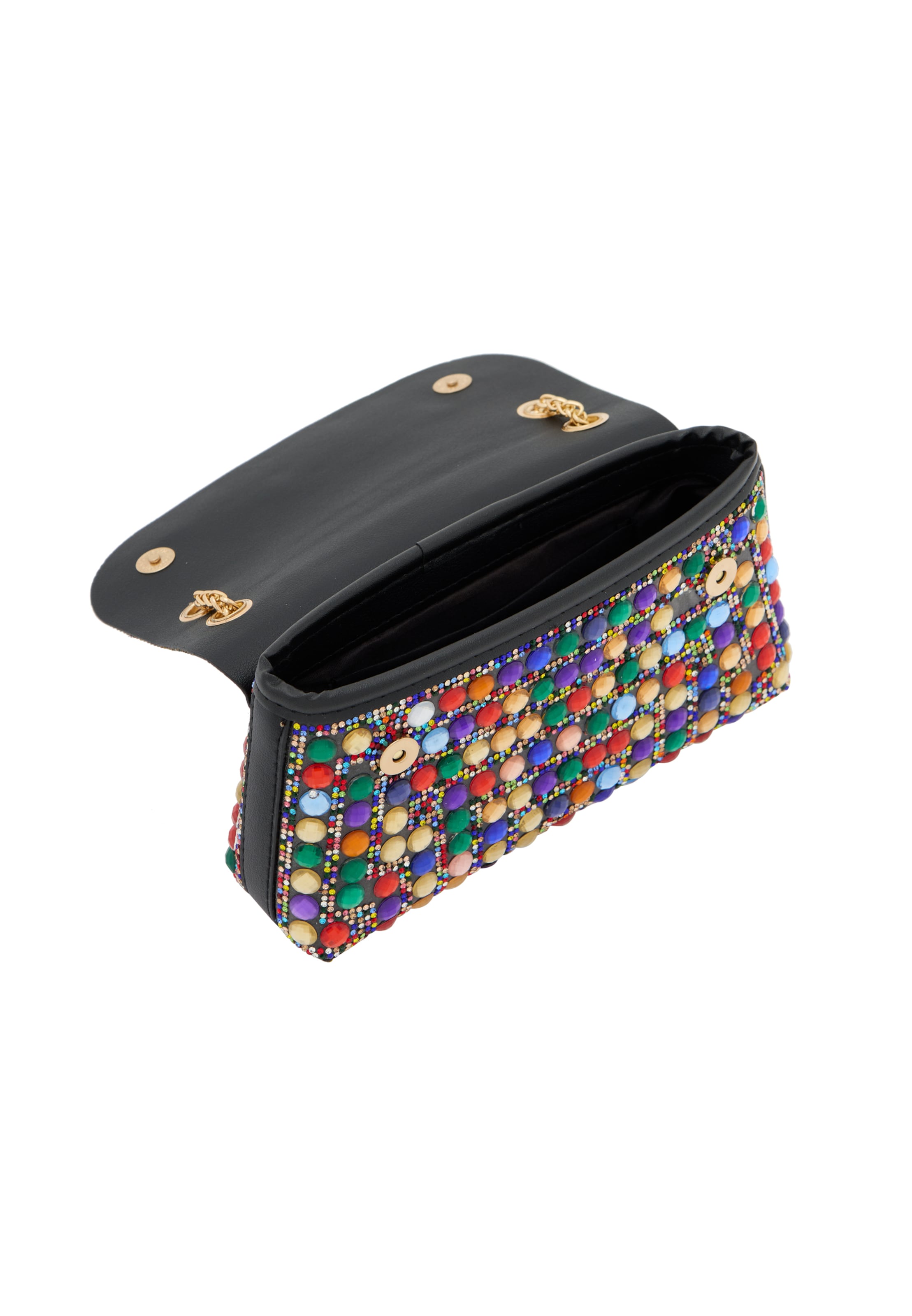 faina Clutch i blandingsfarvet