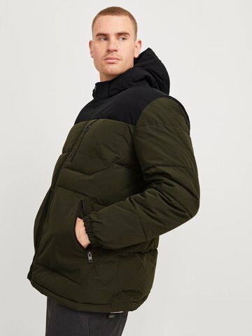 Jack & Jones Plus Winter jacket 'JJEOtto' in Black