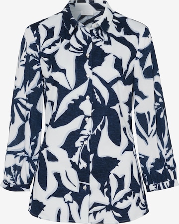 Chemisier 'Pia' DESOTO en bleu : devant