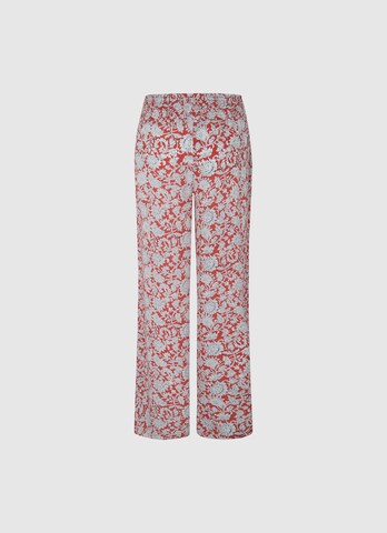 Pepe Jeans Wide leg Broek 'Birdy' in Rood