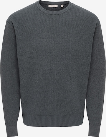 Only & Sons - Pullover 'ONSRodger' em cinzento: frente