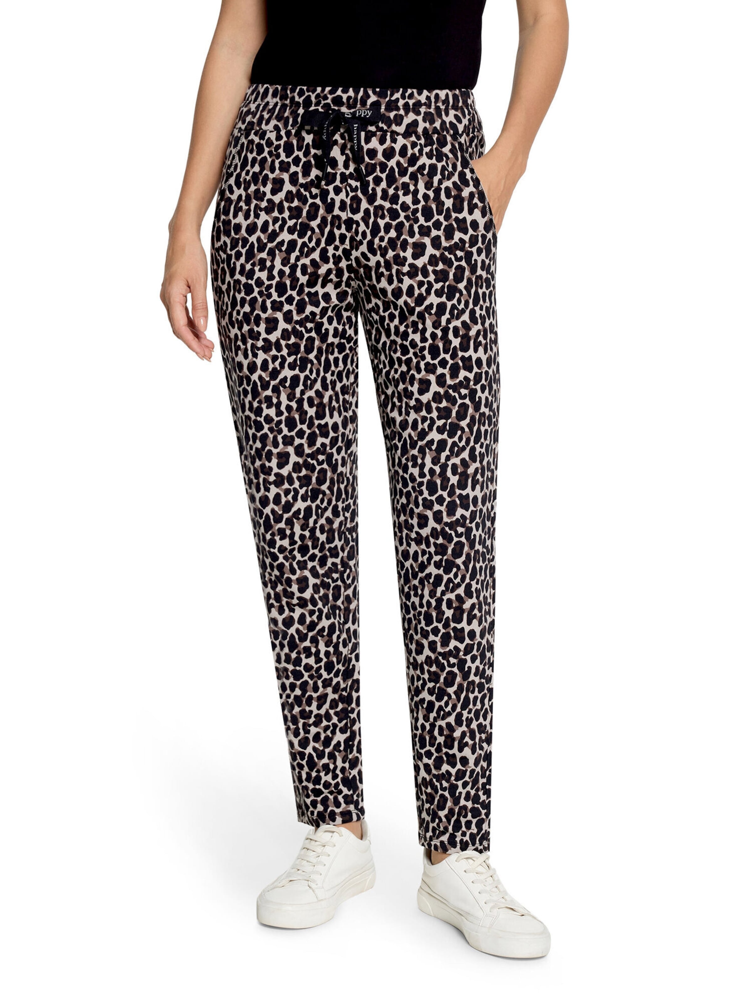 Betty Barclay Slimfit Sportbroek in Zwart: voorkant