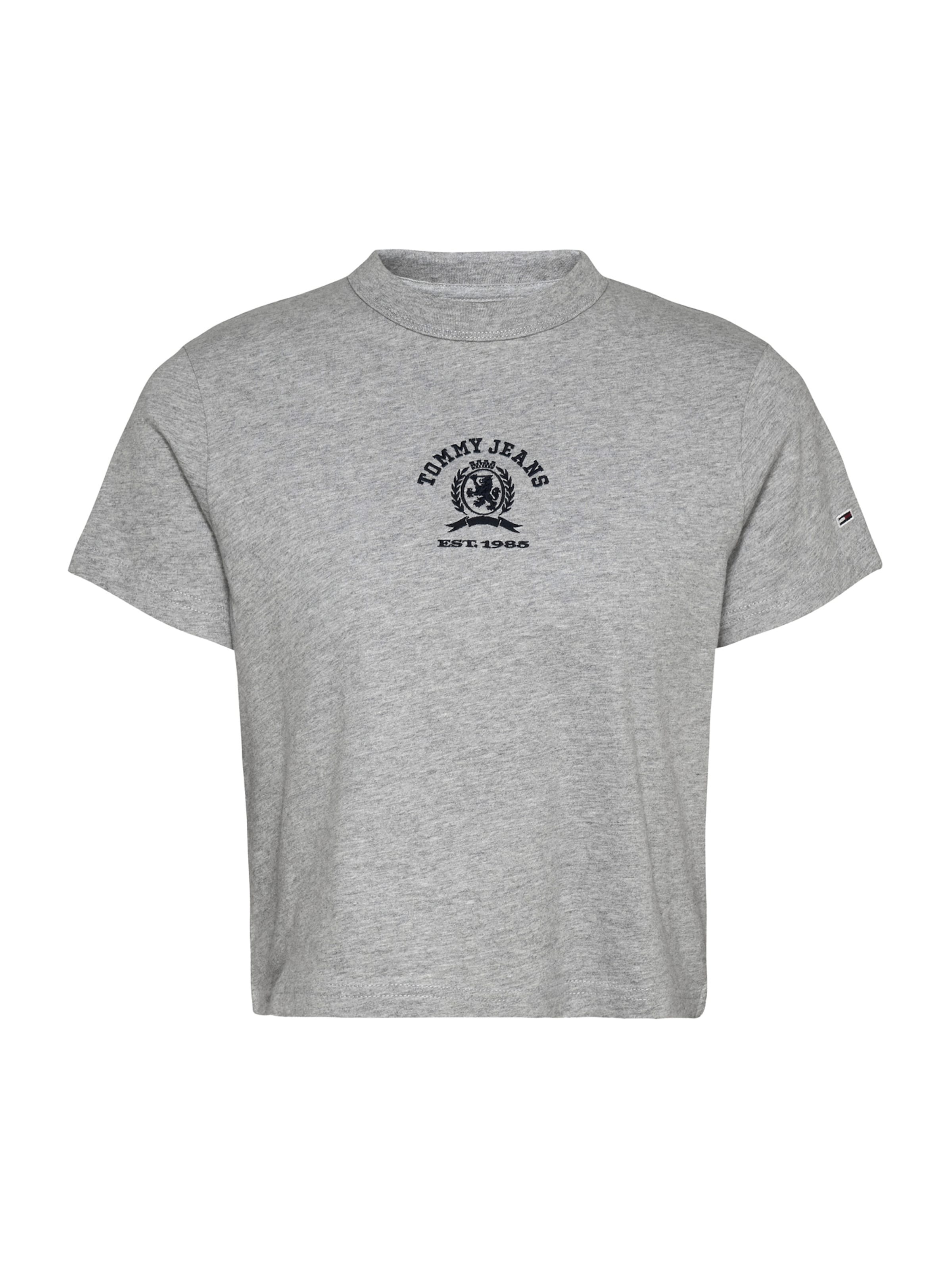 Tricou de la Tommy Jeans pe gri: față