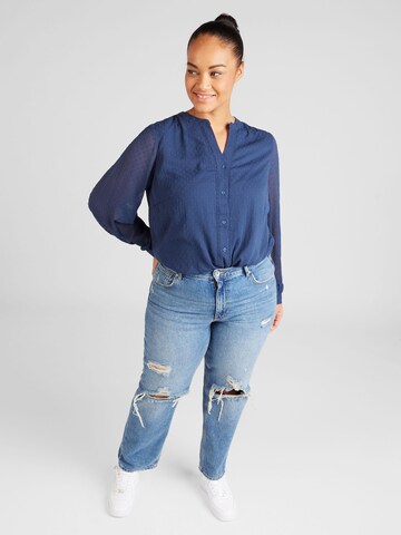 ONLY Carmakoma Blouse in Blue