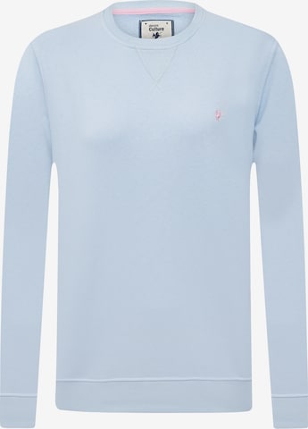 DENIM CULTURE Sweatshirt 'Wendy' in Blauw: voorkant