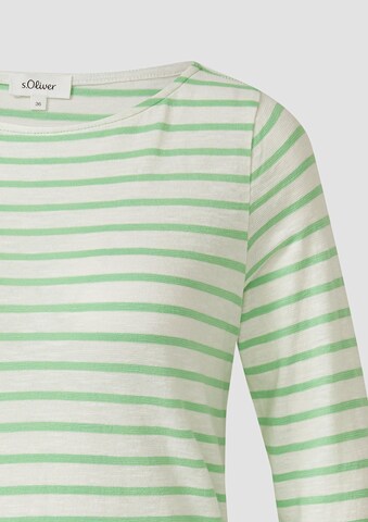 T-shirt s.Oliver en vert