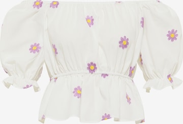 MYMO - Blusa en blanco: frente