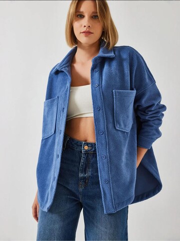 Veste mi-saison Bianco Lucci en bleu