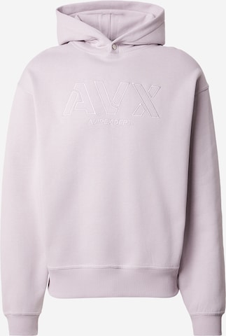 Sweat-shirt 'VITAL' Avirex en violet : devant