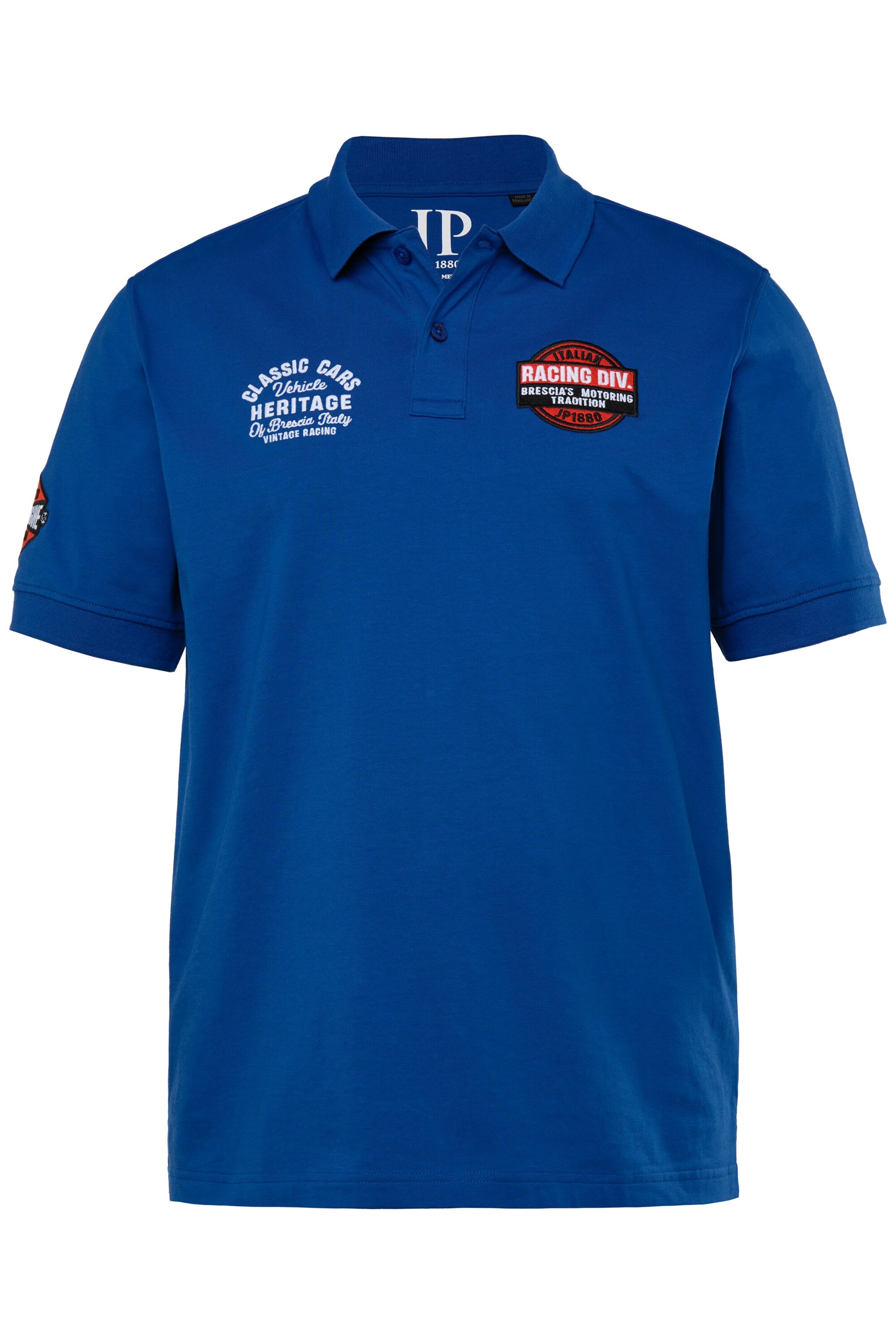 JP1880 Poloshirt in Blau: Vorderseite