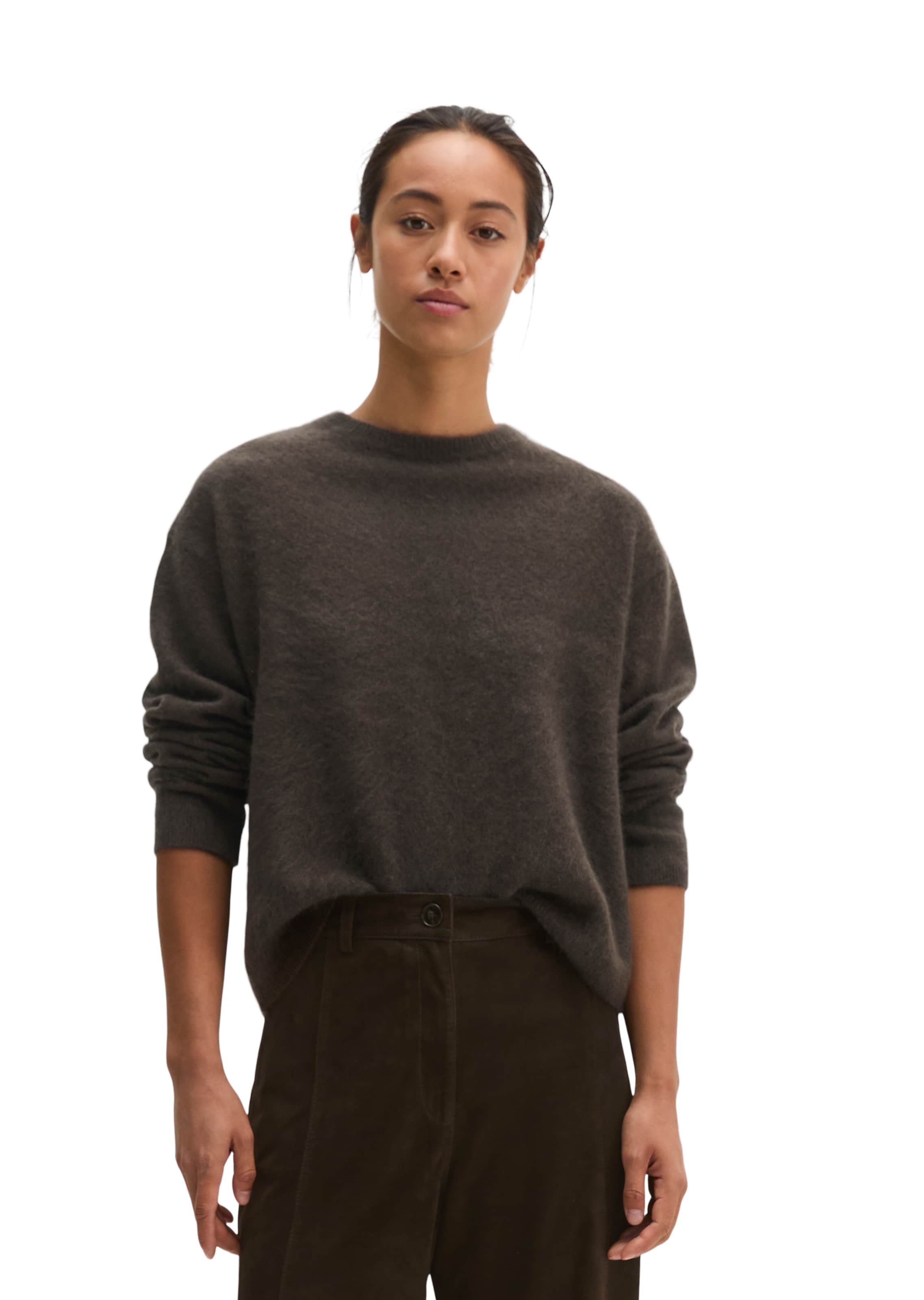 Pull-over Marc O'Polo en marron : devant
