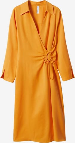 Robe-chemise 'Lake' MANGO en orange : devant