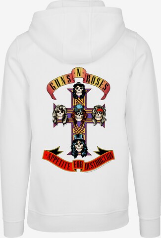 F4NT4STIC Sweatshirt 'Guns 'n' Roses Rock Musik Band' in White