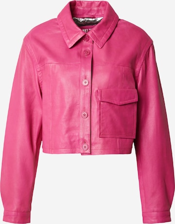 FREAKY NATION Демисезонная куртка 'Go Out' в Ярко-розовый: спереди