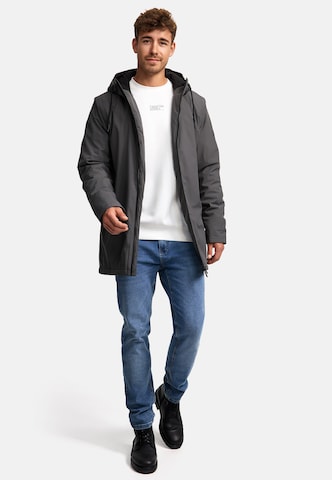 INDICODE JEANS Winterjas 'INEmilio' in Grijs