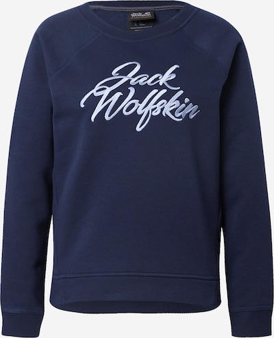 JACK WOLFSKIN Sportief sweatshirt in de kleur Lichtblauw / Donkerblauw, Productweergave
