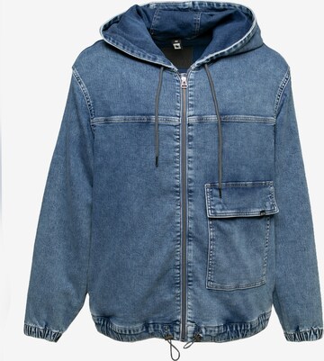 BIG STAR Between-Season Jacket in Blue: front