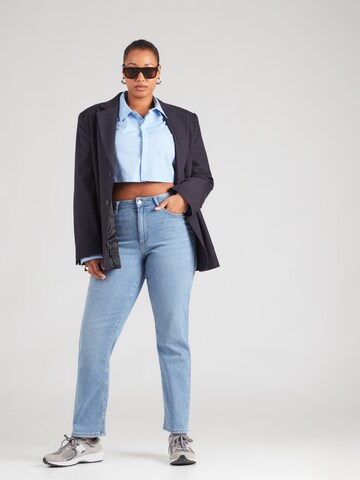 ONLY Carmakoma Regular Farkut 'CARWilly' värissä sininen