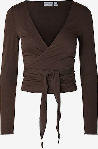 T-shirt 'PCROYA' PIECES en gris : devant