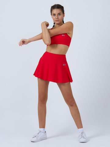 SPORTKIND Athletic Skorts 'Advantage' in Red: front