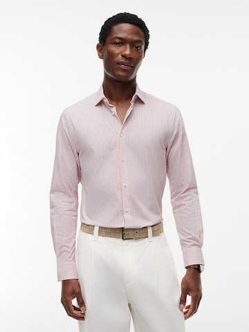 TOMMY HILFIGER Regular fit Zakelijk overhemd in Roze: voorkant