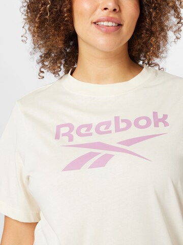 Reebok Funkční tričko – béžová