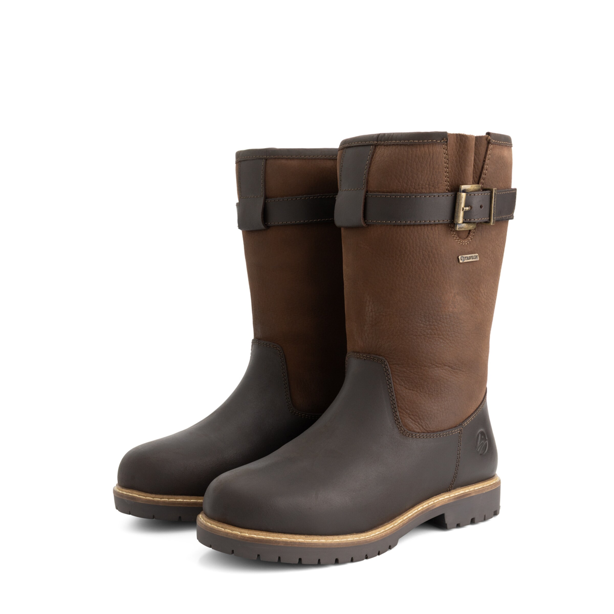 Travelin Boots 'Finnberg' in Bruin